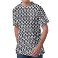 Chainmail Print Men's Velvet T-Shirt