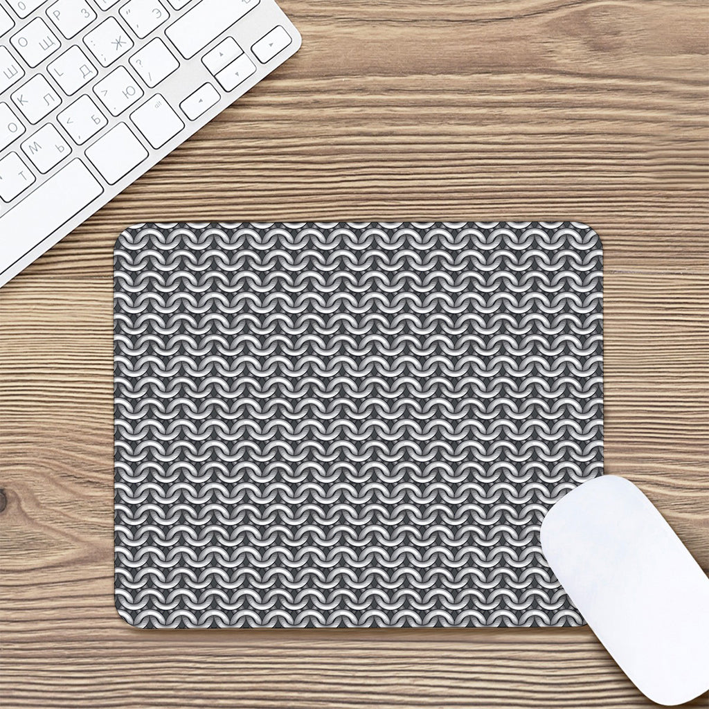 Chainmail Print Mouse Pad