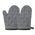Chainmail Print Oven Mitts