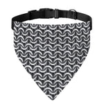 Chainmail Print Over The Collar Dog Bandana