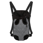 Chainmail Print Pet Carrier Backpack