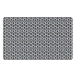 Chainmail Print Polyester Doormat