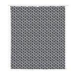 Chainmail Print Polyester Shower Curtain