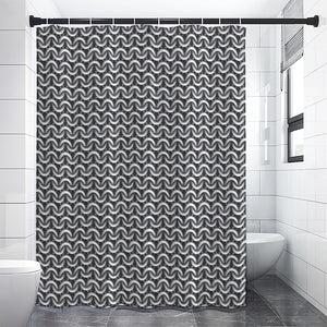 Chainmail Print Premium Shower Curtain