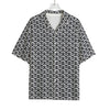 Chainmail Print Rayon Hawaiian Shirt