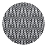 Chainmail Print Round Blanket