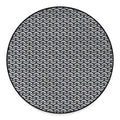 Chainmail Print Round Floor Mat