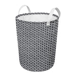 Chainmail Print Round Laundry Basket