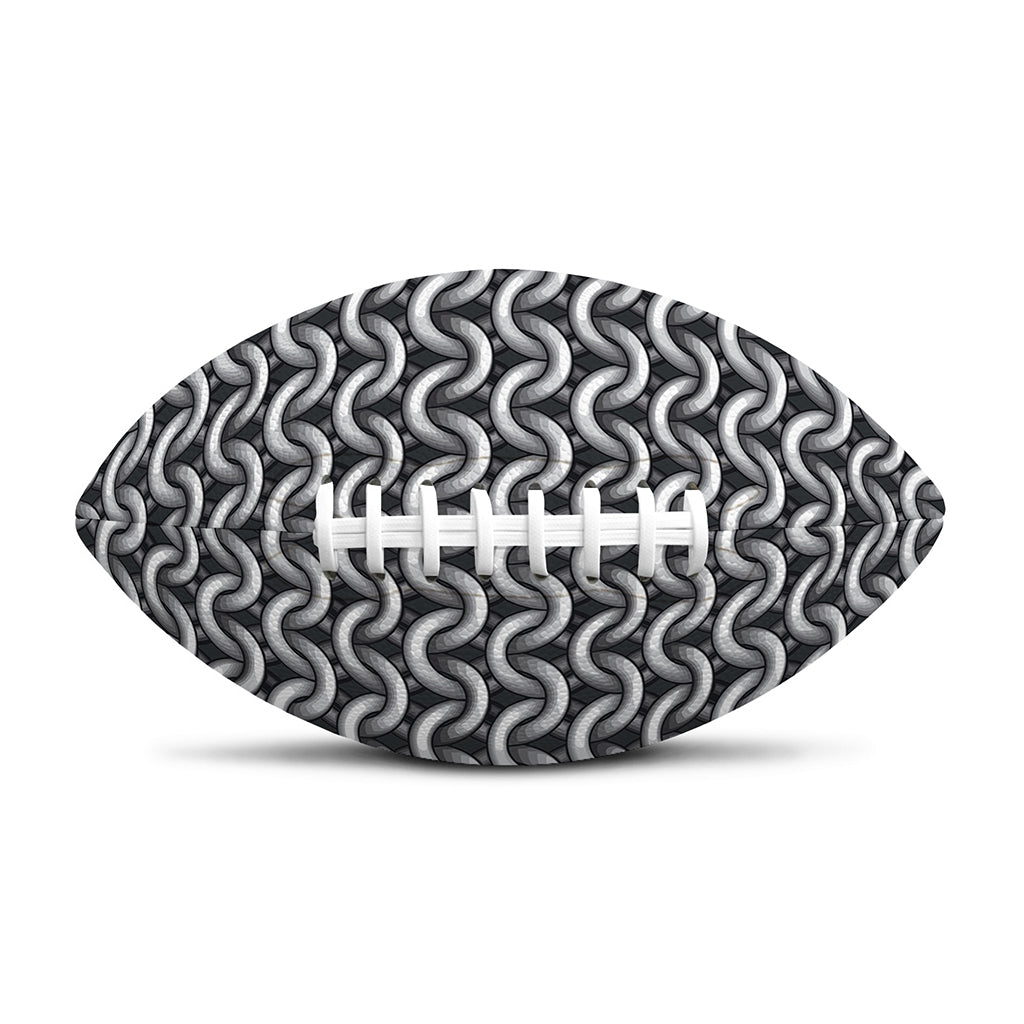 Chainmail Print Rugby Ball