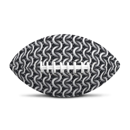 Chainmail Print Rugby Ball
