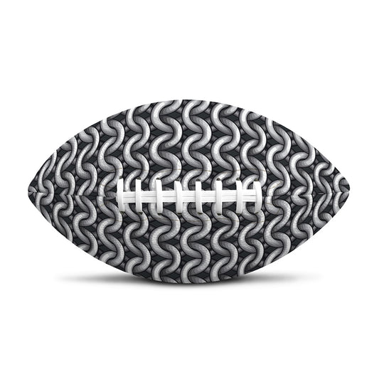 Chainmail Print Rugby Ball