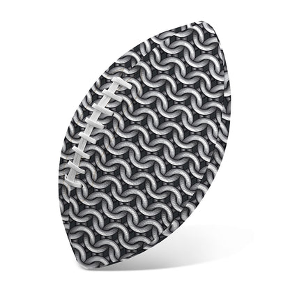 Chainmail Print Rugby Ball