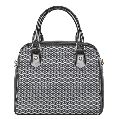Chainmail Print Shoulder Handbag