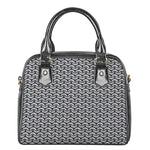 Chainmail Print Shoulder Handbag