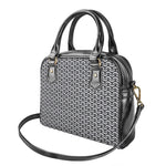 Chainmail Print Shoulder Handbag