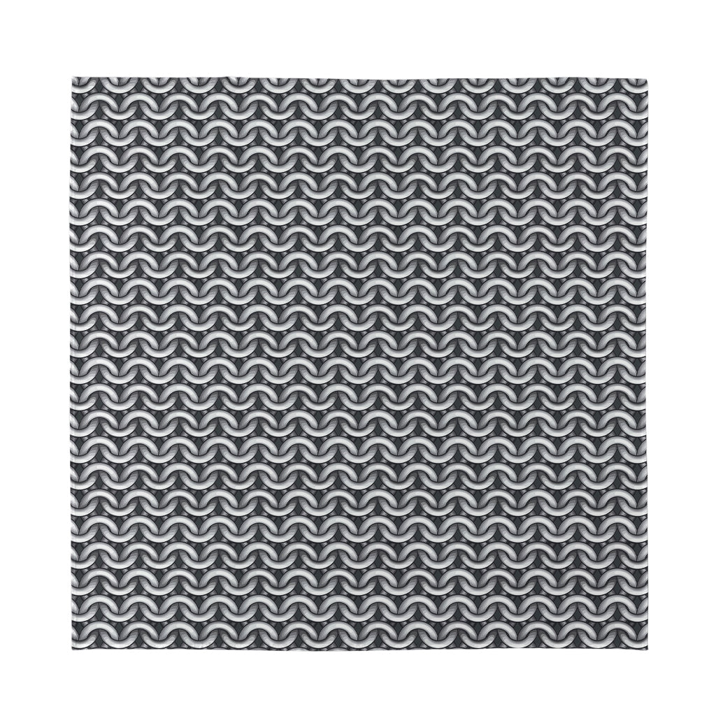 Chainmail Print Silk Bandana