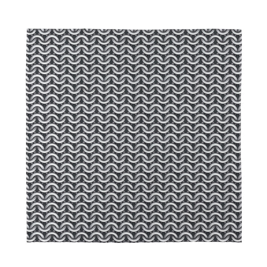 Chainmail Print Silk Bandana