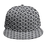 Chainmail Print Snapback Cap