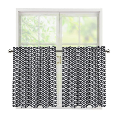 Chainmail Print Tier Curtains
