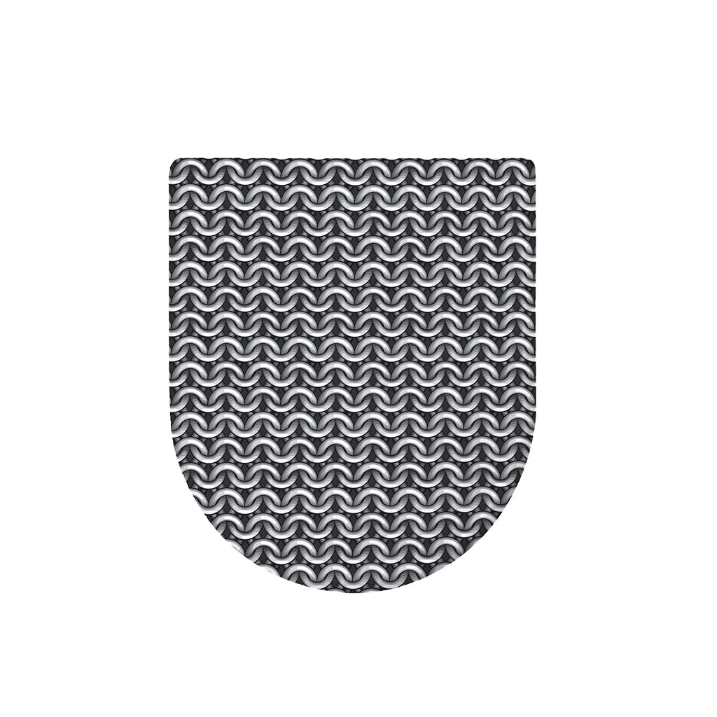 Chainmail Print Toilet Lid Cover