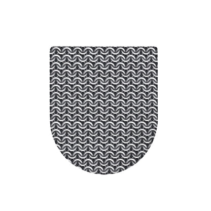Chainmail Print Toilet Lid Cover