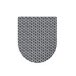 Chainmail Print Toilet Lid Cover