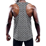 Chainmail Print Training Tank Top