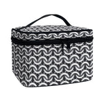 Chainmail Print Travel Makeup Bag
