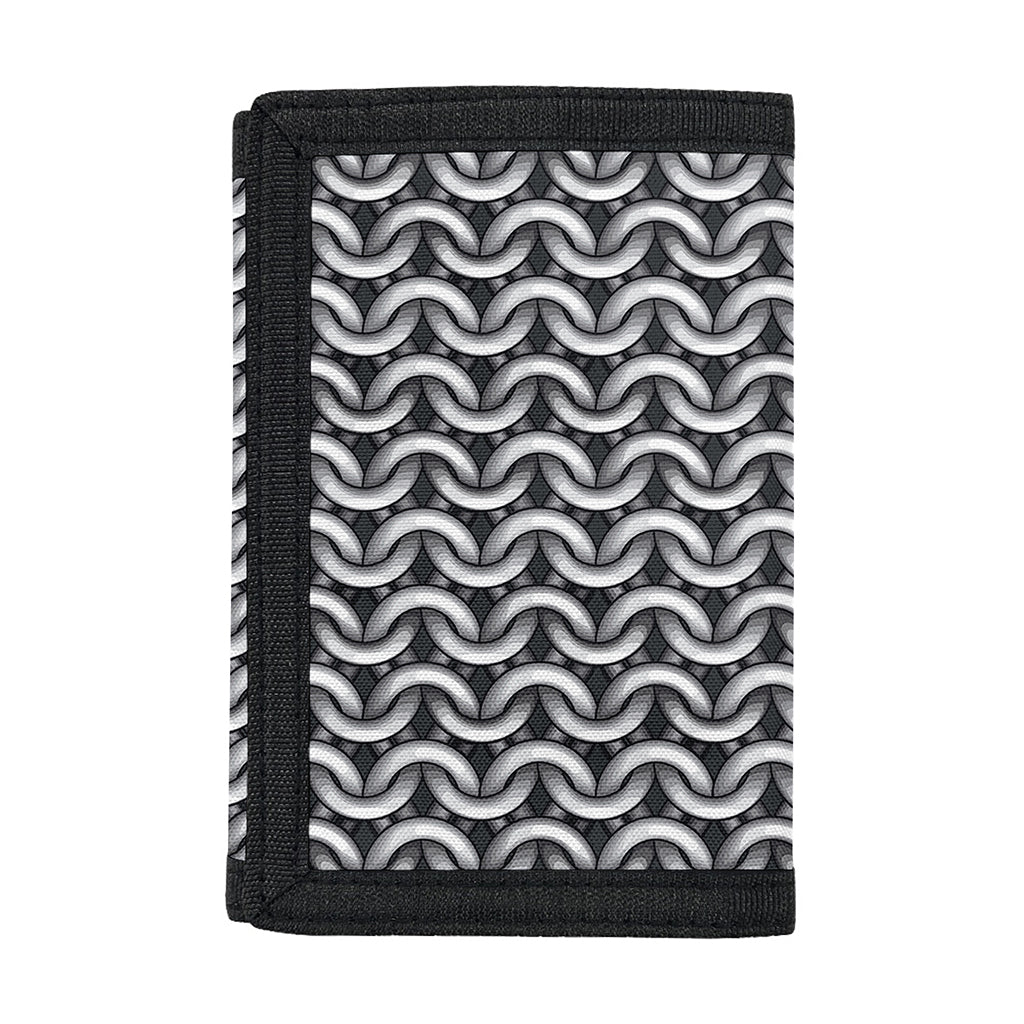 Chainmail Print Trifold Wallet