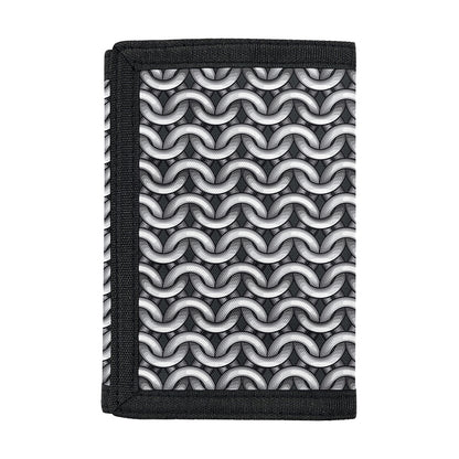 Chainmail Print Trifold Wallet