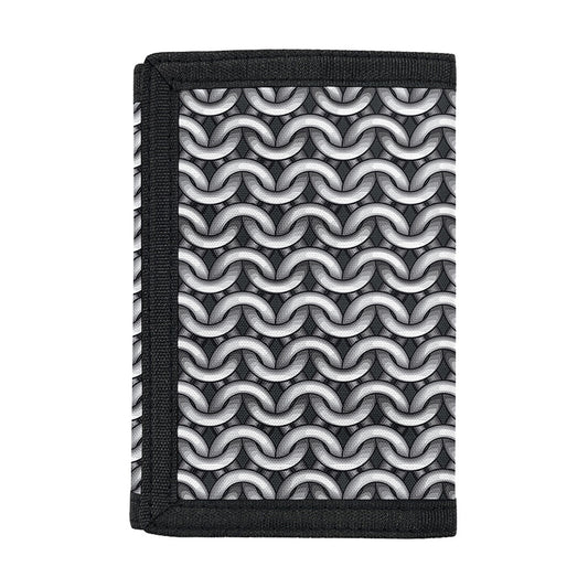 Chainmail Print Trifold Wallet