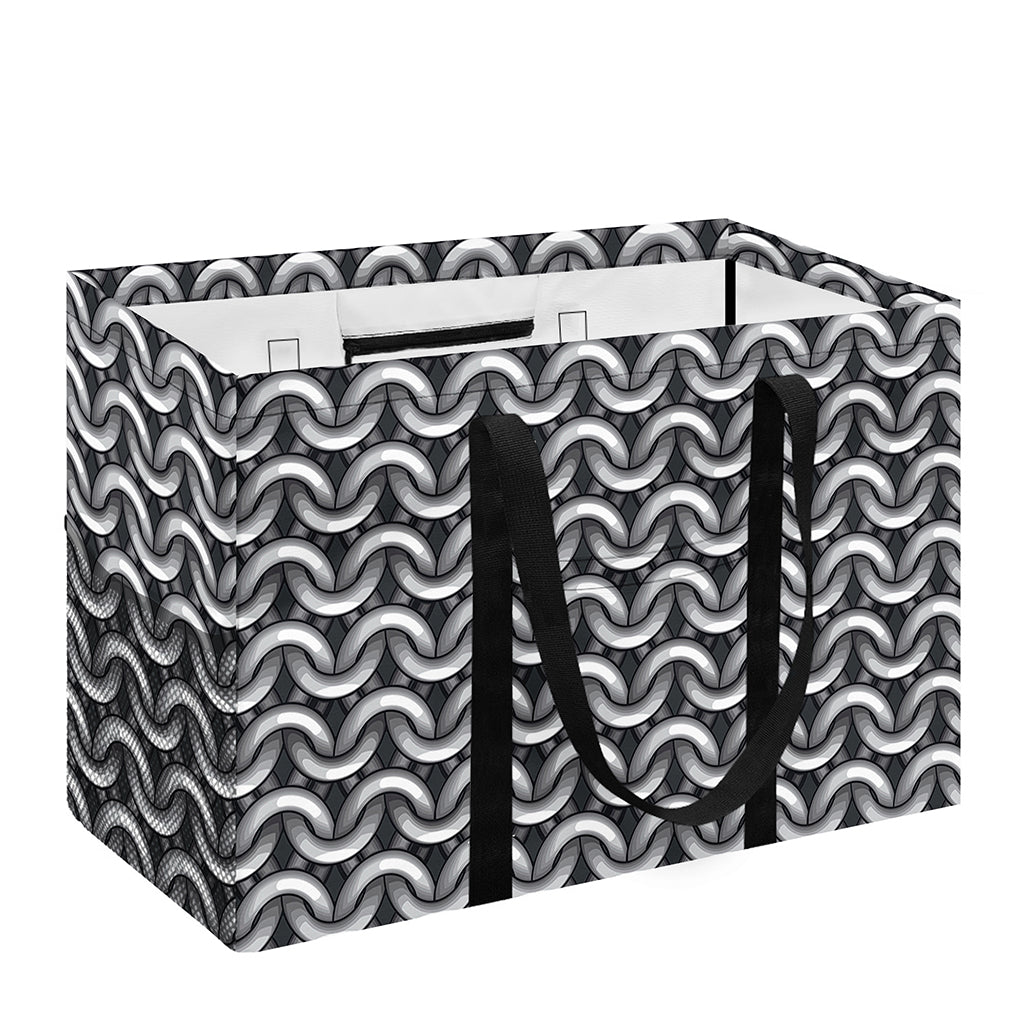 Chainmail Print Utility Tote Bag