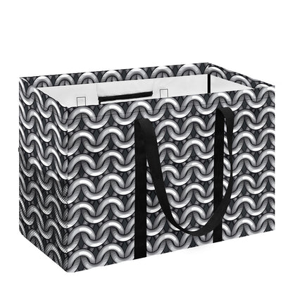 Chainmail Print Utility Tote Bag