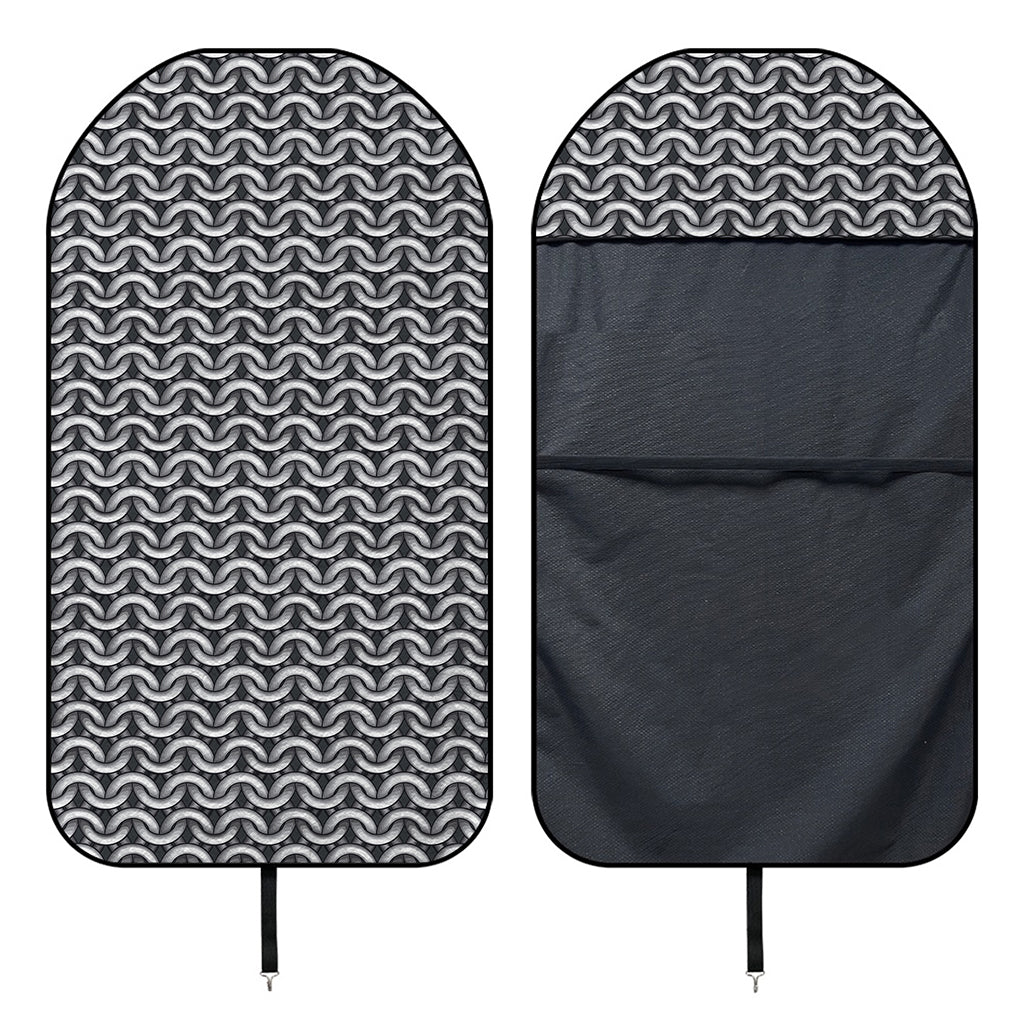 Chainmail Print Waterproof Car Seat Cover