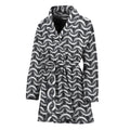 Chainmail Print Women's Bathrobe