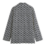 Chainmail Print Women's Blazer