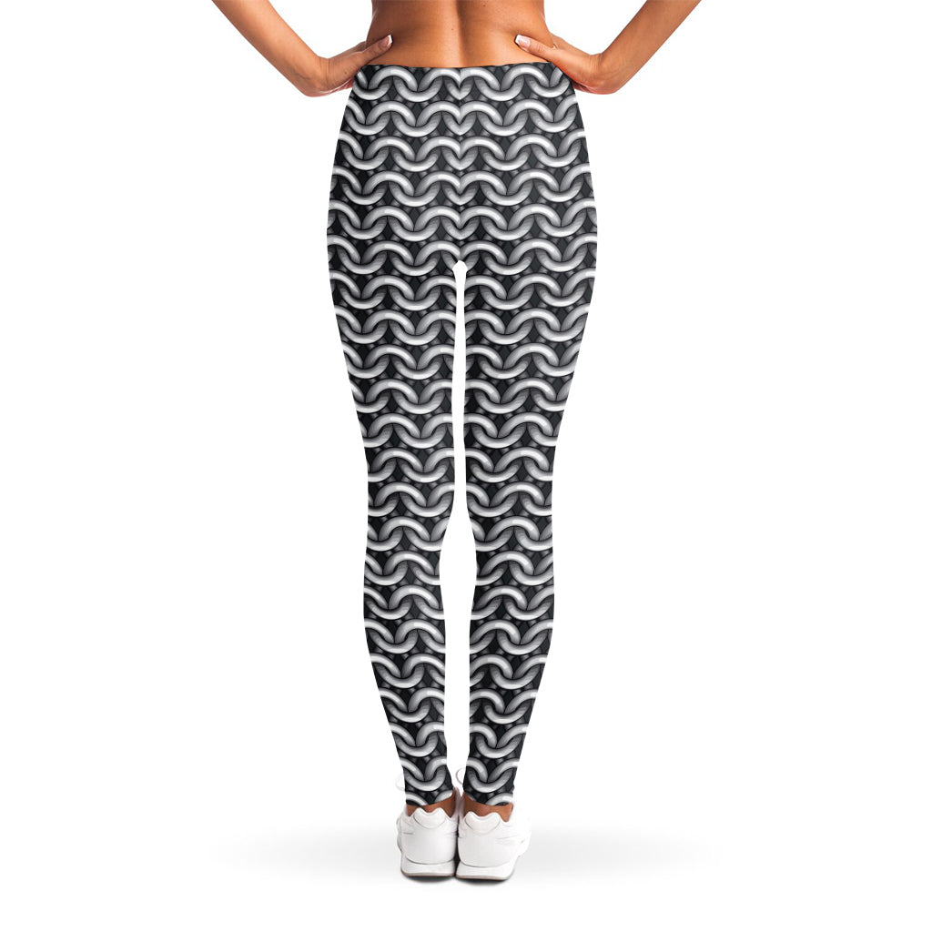 Chainmail Print Women's Leggings