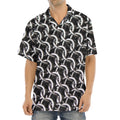 Chainmail Ring Pattern Print Aloha Shirt