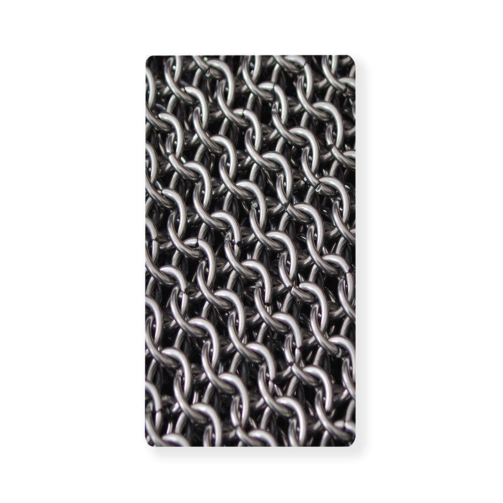 Chainmail Ring Pattern Print Baby Crib Sheet