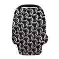 Chainmail Ring Pattern Print Baby Seat Cover