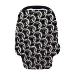 Chainmail Ring Pattern Print Baby Seat Cover