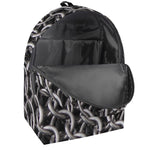 Chainmail Ring Pattern Print Backpack