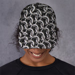 Chainmail Ring Pattern Print Baseball Cap