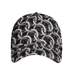 Chainmail Ring Pattern Print Baseball Cap