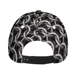 Chainmail Ring Pattern Print Baseball Cap