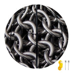 Chainmail Ring Pattern Print Basketball