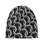 Chainmail Ring Pattern Print Beanie
