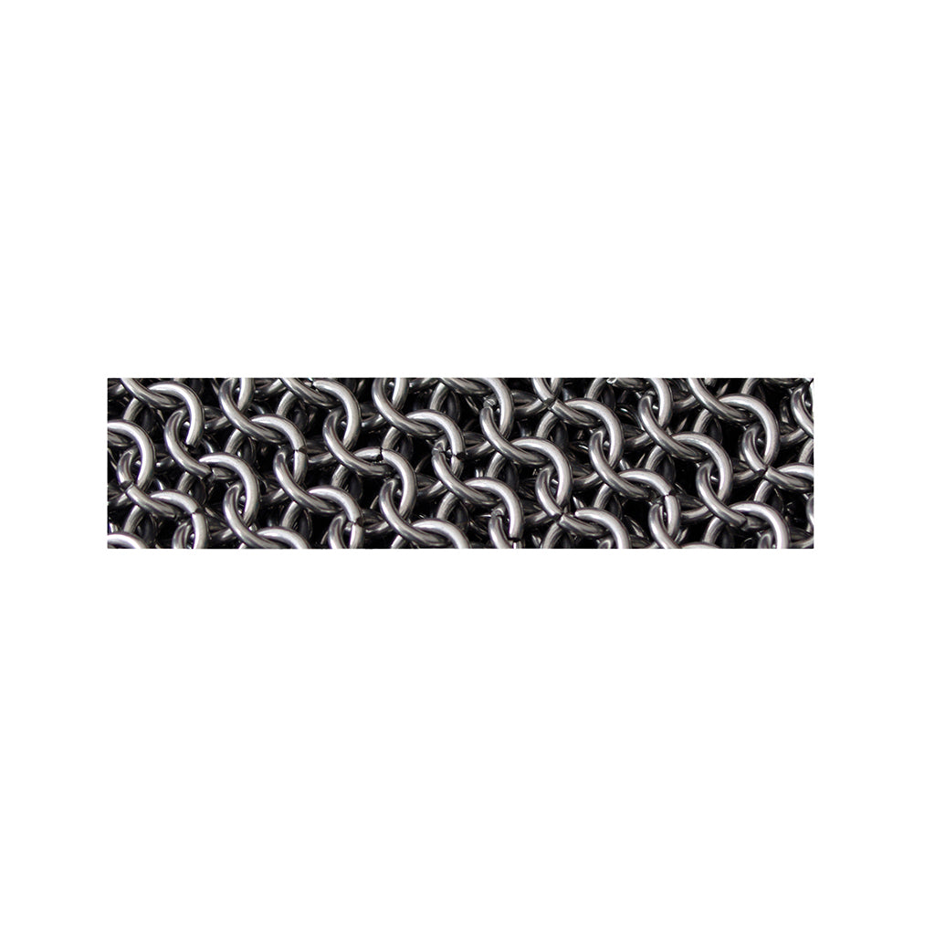 Chainmail Ring Pattern Print Bed Runner