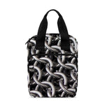 Chainmail Ring Pattern Print Bible Tote Bag