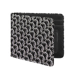 Chainmail Ring Pattern Print Bifold Wallet